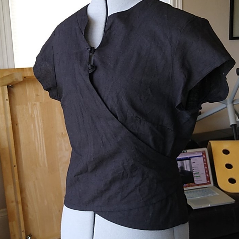 100% Cotton Wrap Top From India NWOT